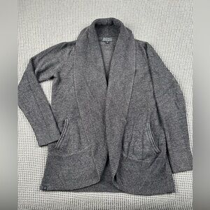 Barefoot Dreams L/XL CozyChic Lite charcoal Gray Women's Sweater